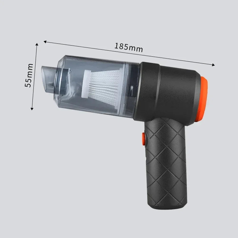 Draadloze autostofzuiger 6000Pa 120W snoerloze draagbare autostofzuiger krachtige stofzuiger voor thuiskantoor auto