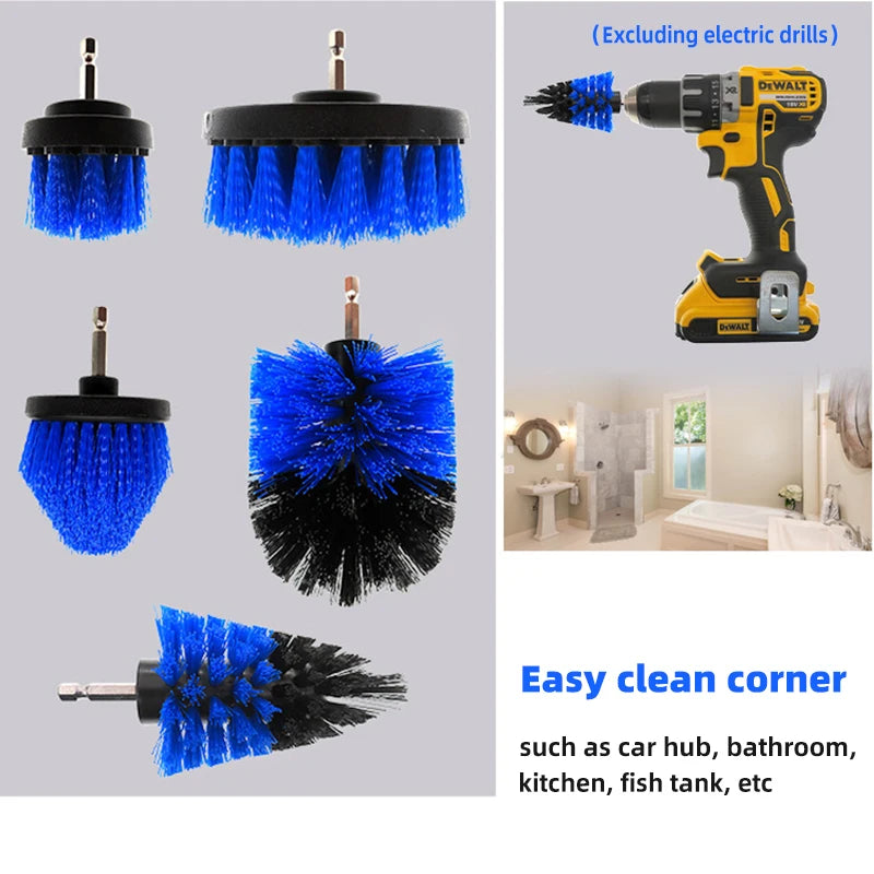 11 stuks Universele Boorborstel Scrub Pads Power Scrubber Reiniging Keuken taps toelopende Kit Doel Reiniger Schrobboor voor Zwembad Auto