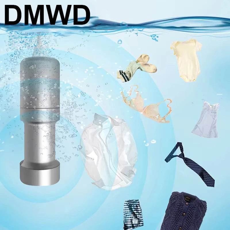 DMWD Mini Ultrasoon Reiniger Multifunctionele Wasmachine Reis Kleding Wasmachine Fruit Groente Sieraden Reinigingsapparaat EU VS