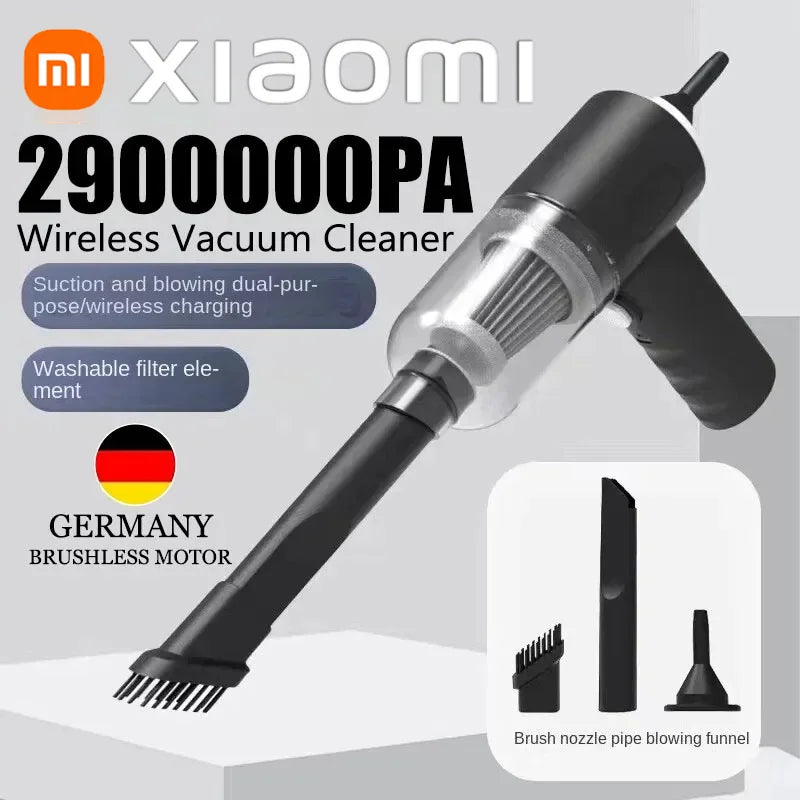 Xiaomi 2900000PA 120W 2 in 1 draadloze stofzuiger Hoge krachtige dubbele gebruik voor draagbare grote zuigkracht thuis auto stofzuiger